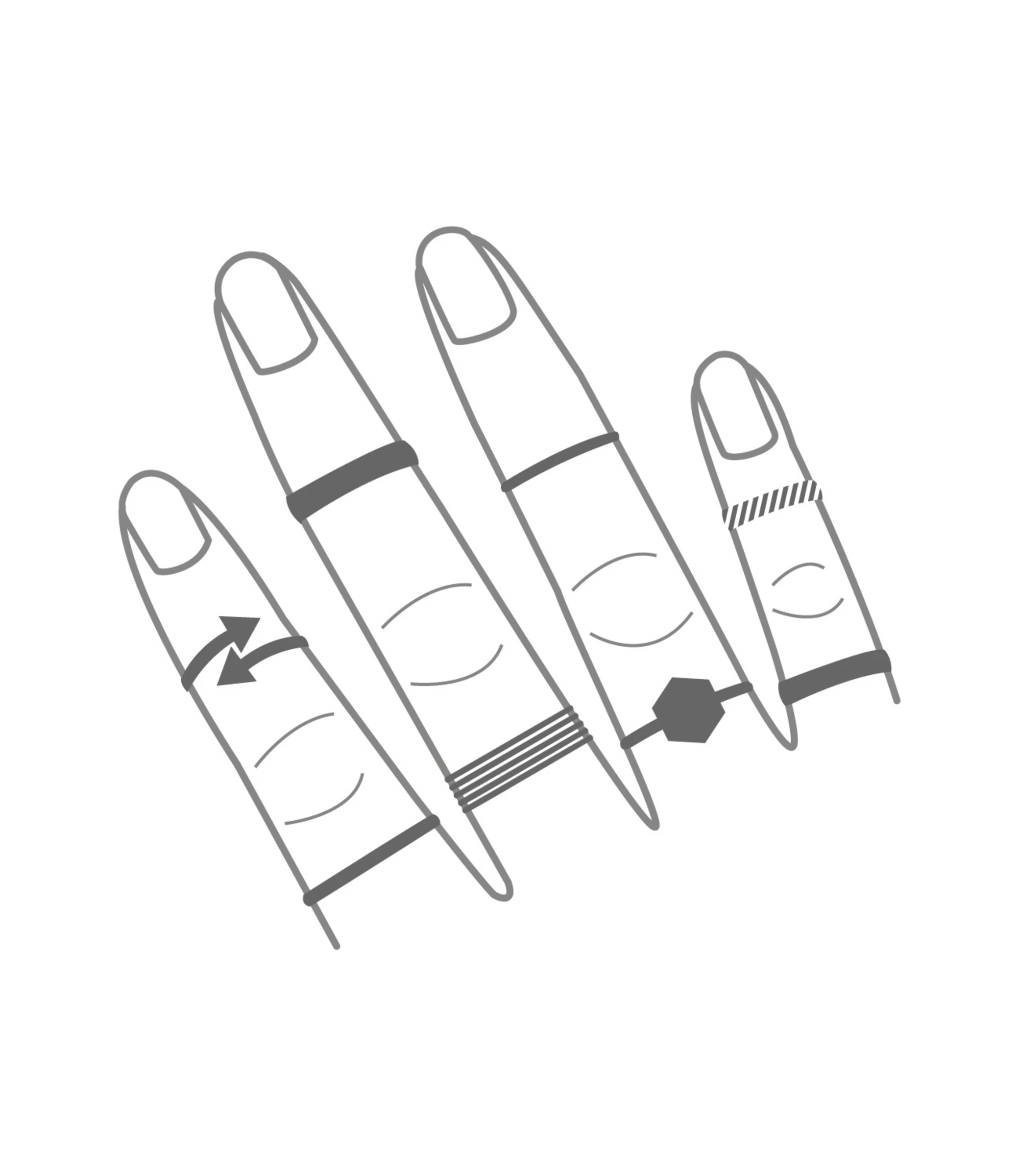 Accessories Set Aus 2 Ringen Von Angelina Pannek Gr. 54 5 Accessories Set Aus 2 Ringen Von Angelina Pannek Gr. 54 – Bild 5