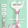 Gillette Venus Rasierer Deluxe Smooth Sensitive Rosegold Mit 3 Klingen