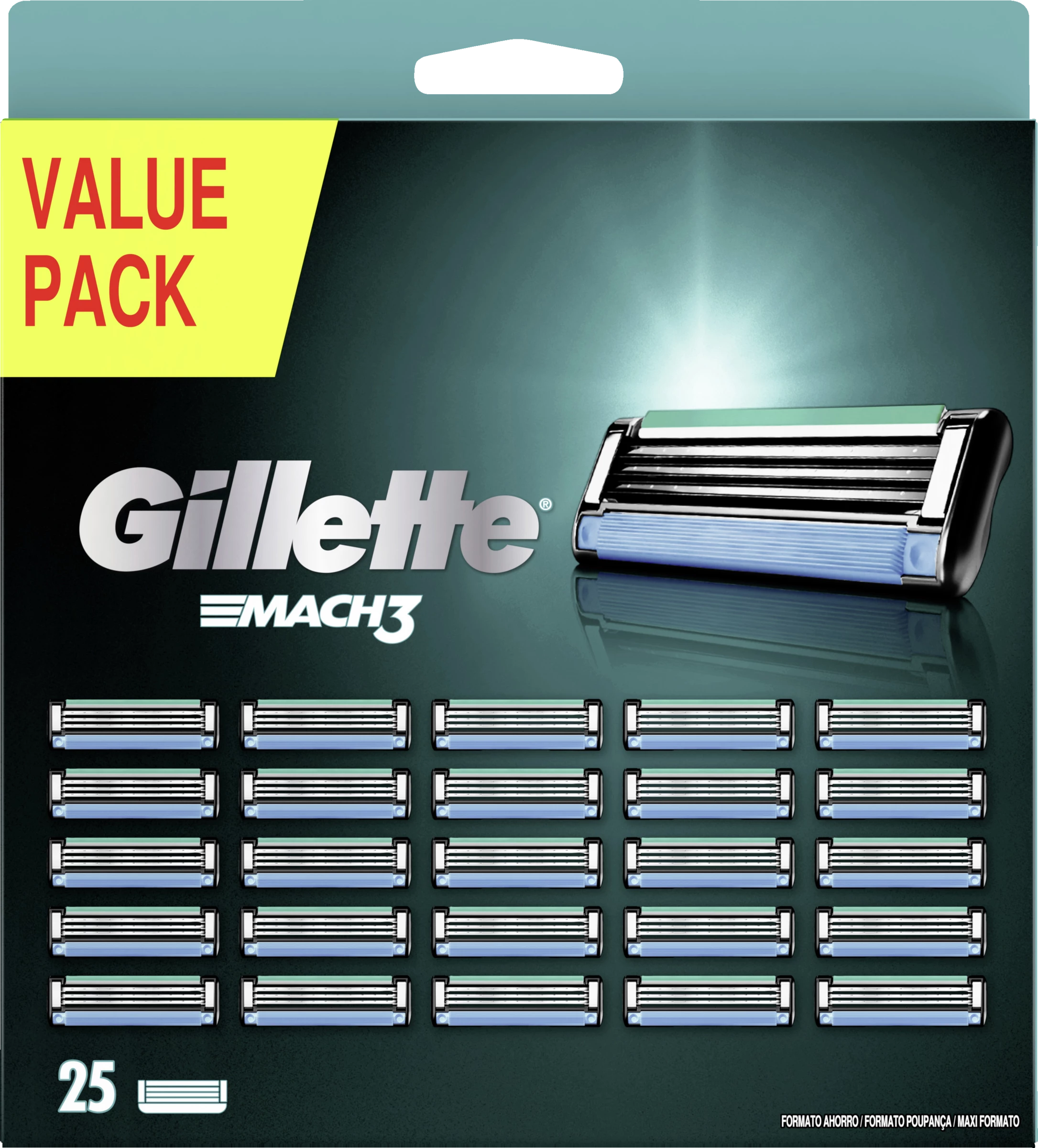 Gillette® Mach3 Rasierklingen Value Pack 1 Gillette® Mach3 Rasierklingen Value Pack