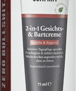 Brooklyn Soap Company 2-in-1 Gesichts- & Bartcreme Kamille & Arganöl
