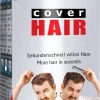 COVER HAIR Haarverdichtung Mit Schütthaar Schwarz