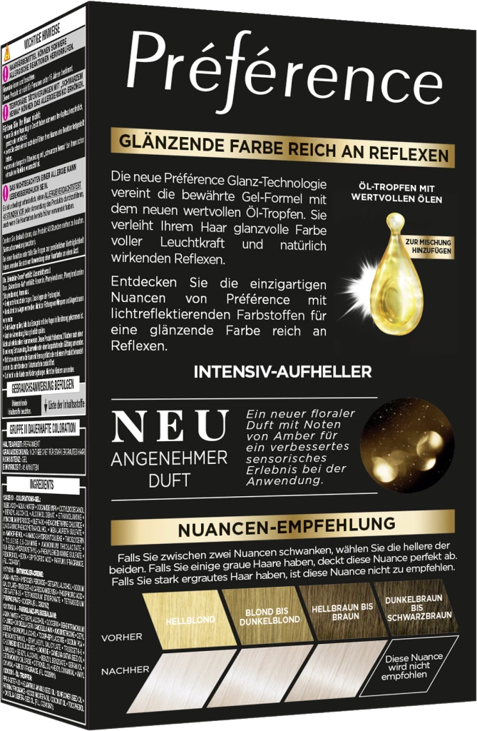 L’Oréal Paris Préférence Permanente Haarfarbe 11.11 Ultra-Helles Kühles Kristall-Blond (Island) 3 L’Oréal Paris Préférence Permanente Haarfarbe 11.11 Ultra-Helles Kühles Kristall-Blond (Island) – Bild 3