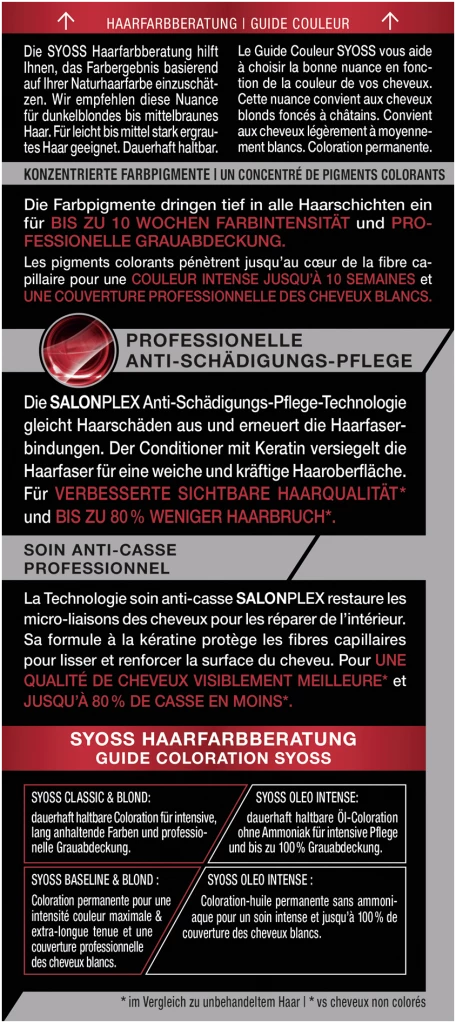 Syoss Professional Performance Permanente Coloration 5_8 Haselnuss 4 Syoss Professional Performance Permanente Coloration 5_8 Haselnuss – Bild 4