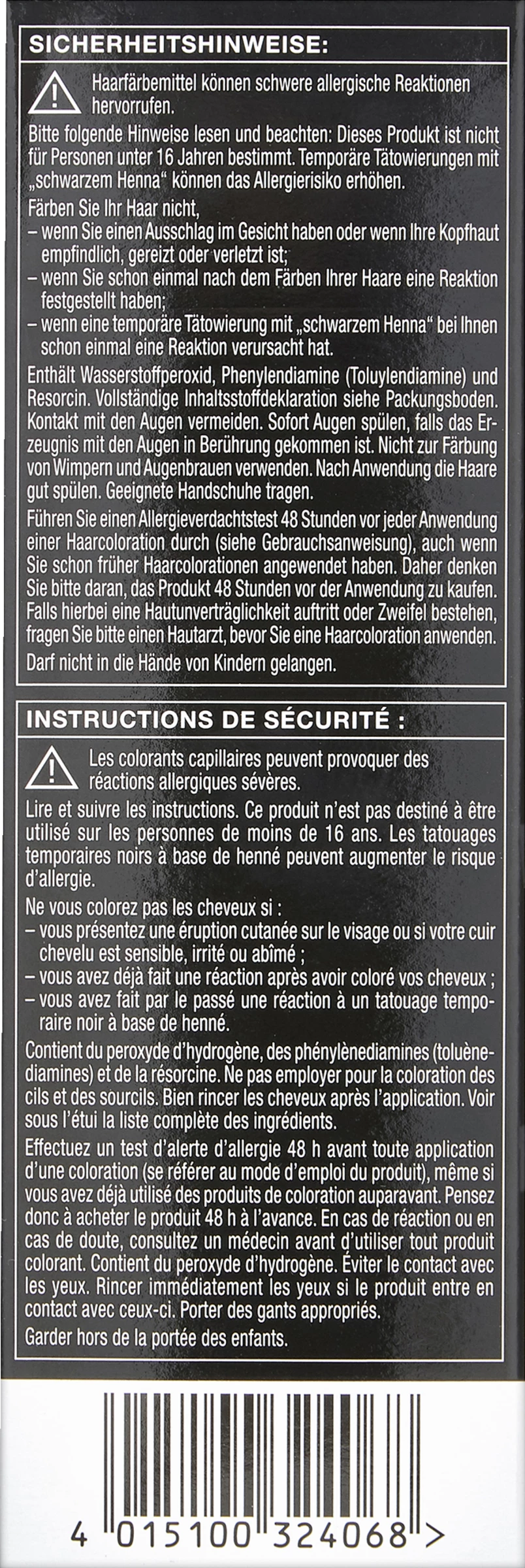 Syoss Professional Performance Permanente Coloration 1_1 Schwarz 3 Syoss Professional Performance Permanente Coloration 1_1 Schwarz – Bild 3