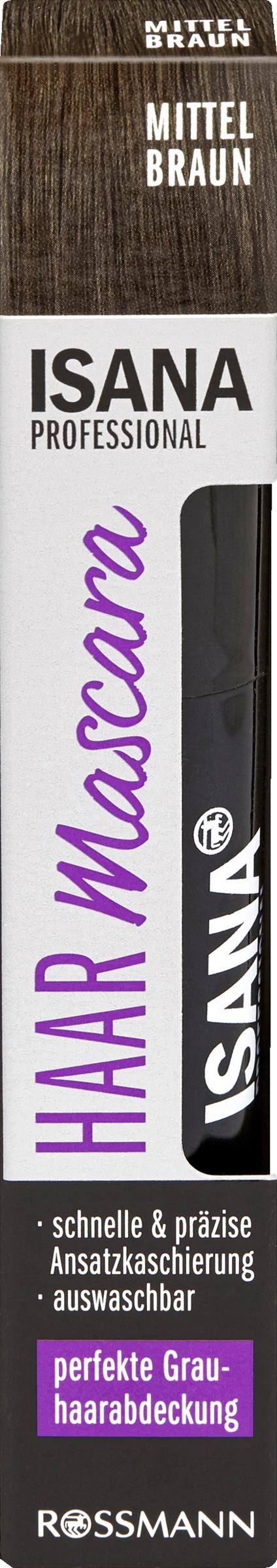 ISANA PROFESSIONAL Haarmascara Mittelbraun 1 ISANA PROFESSIONAL Haarmascara Mittelbraun