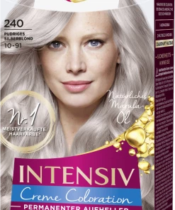 Poly Palette Intensiv Creme Coloration Haarfarbe Pudriges Silberblond 240