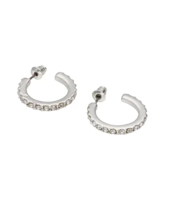 Accessories Kleine Creole Mit Schmucksteinen Verziert