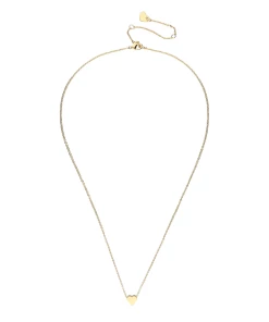 Accessories Halskette Goldfarben Mit Herzanhänger