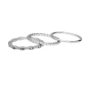 Accessories Beeline Ringe-Set 3-teilig Mit Strasssteinen Gr. L/XL