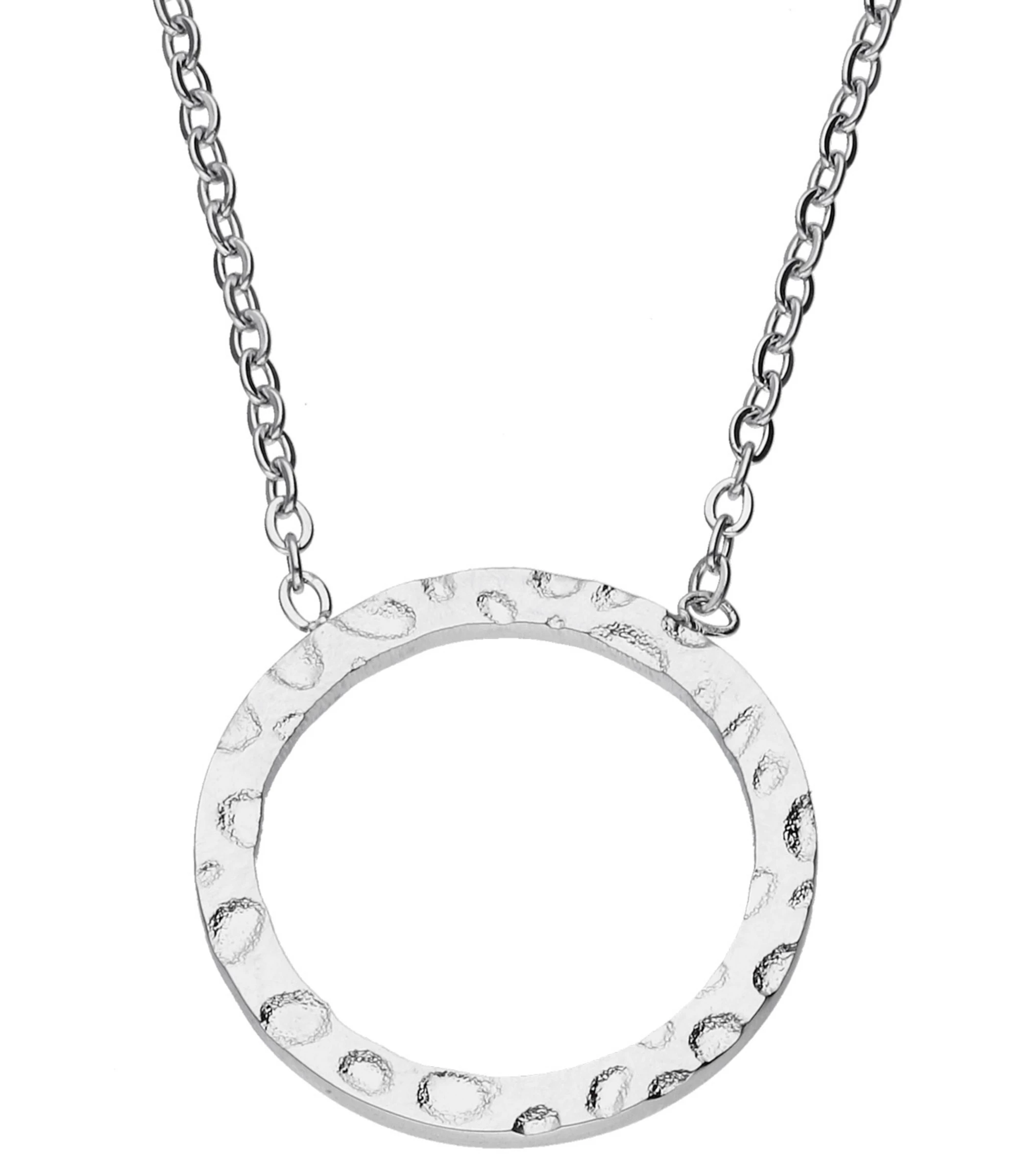 Accessories Halskette Aus Edelstahl Mit Ring-Anhänger 2 Accessories Halskette Aus Edelstahl Mit Ring-Anhänger – Bild 2