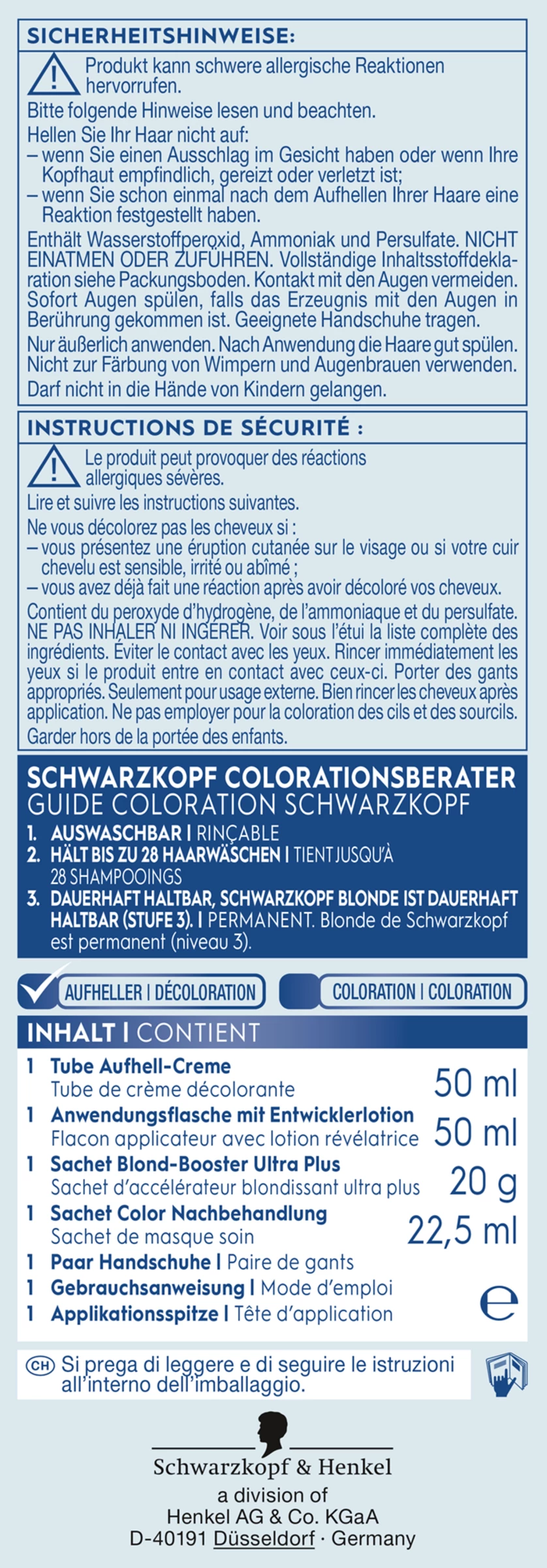 Schwarzkopf Blonde Ultra Aufheller L1++ 2 Schwarzkopf Blonde Ultra Aufheller L1++ – Bild 2