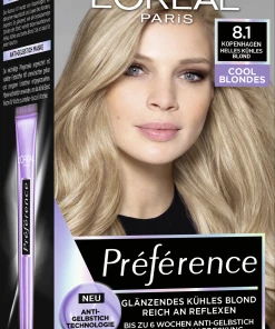 L’Oréal Paris Préférence Cool Blondes 8.1 Helles Kühles Blond (Kopenhagen)