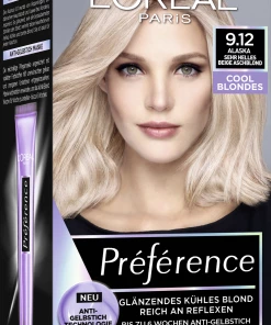 L’Oréal Paris Préférence Cool Blondes 9.12 Sehr Helles Beige Aschblond (Alaska)