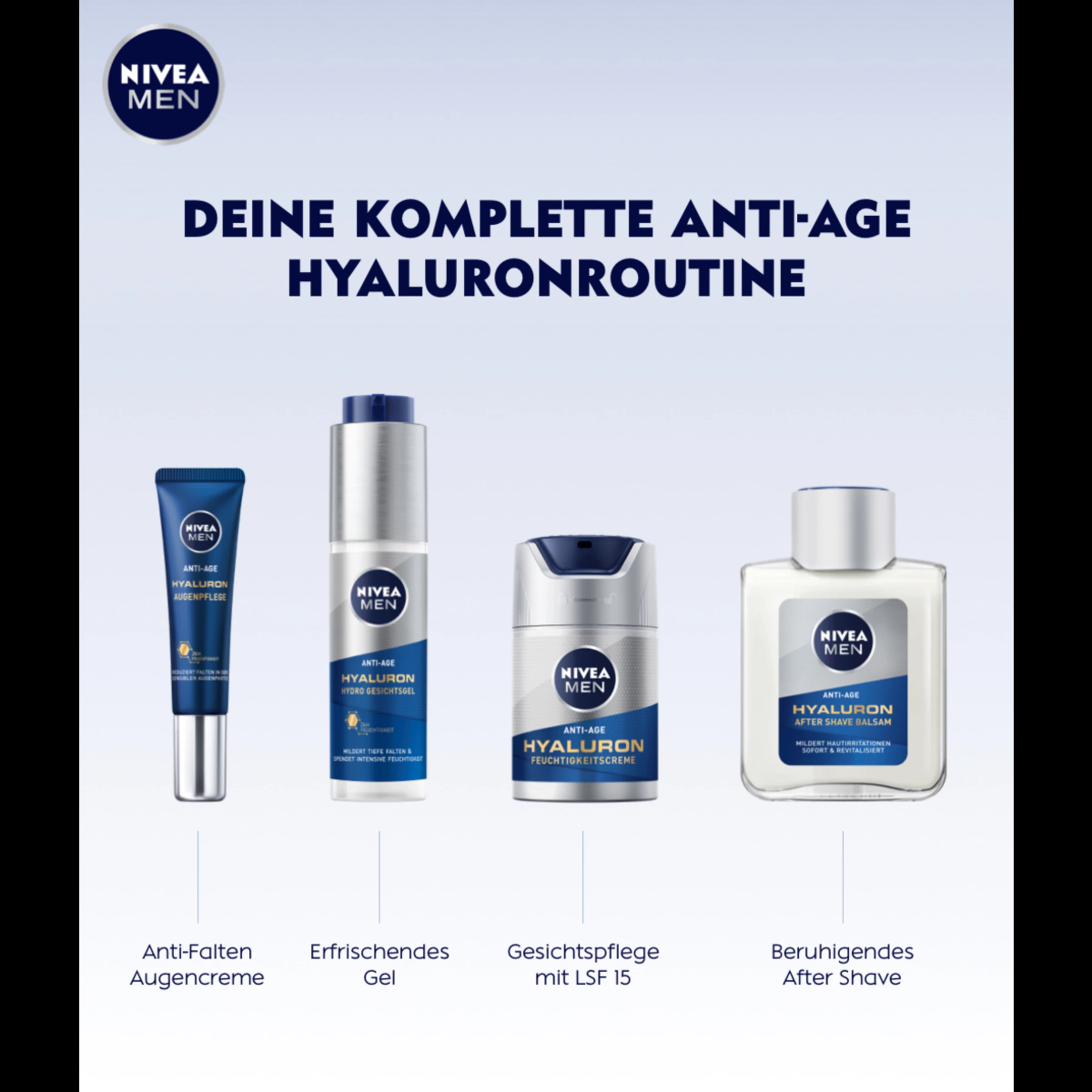 NIVEA MEN Anti-Age Hyaluron After Shave Balsam 7 NIVEA MEN Anti-Age Hyaluron After Shave Balsam – Bild 7