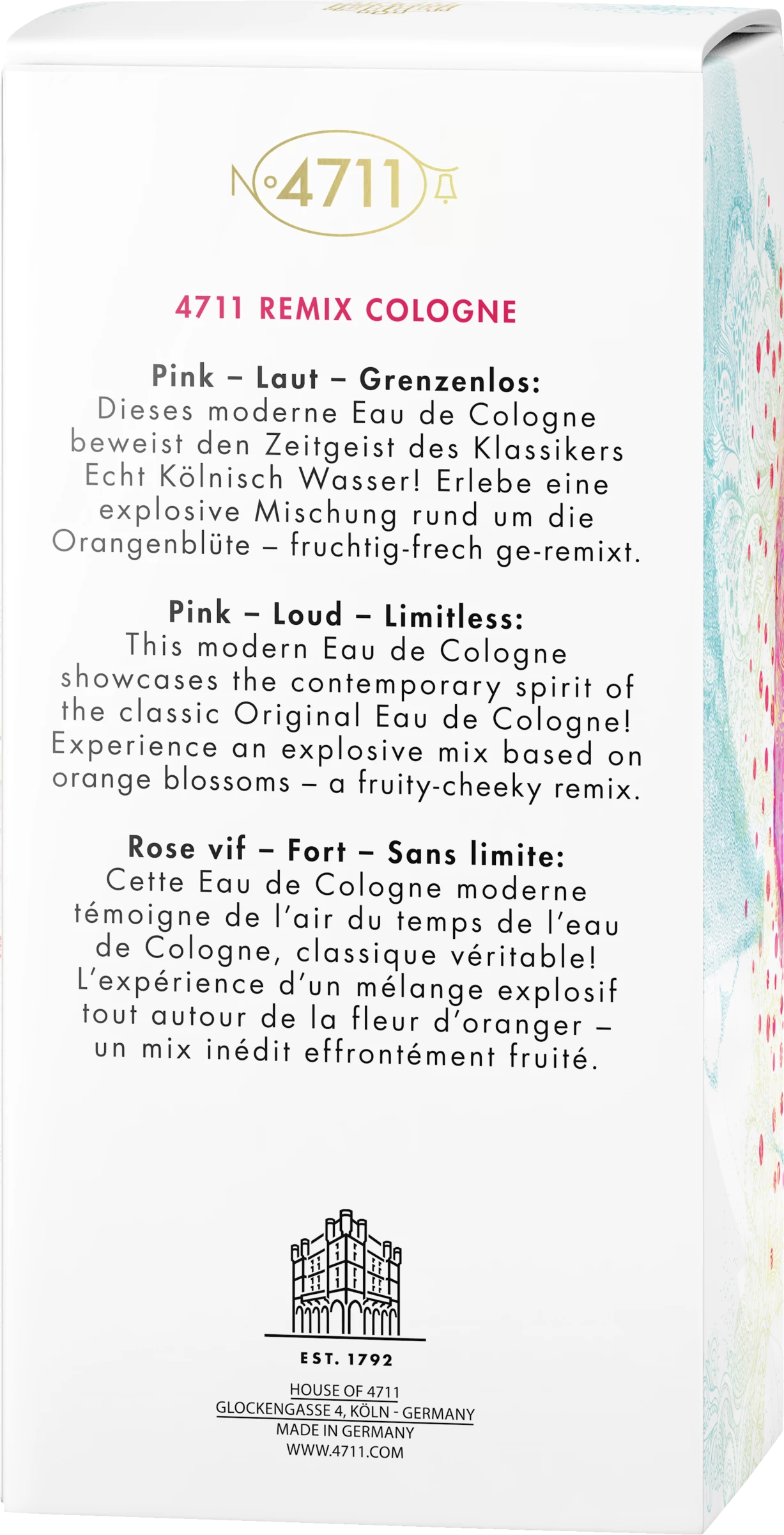 No. 4711 Remix 2021 Cologne Neroli, EdC 100 Ml 3 No. 4711 Remix 2021 Cologne Neroli, EdC 100 Ml – Bild 3