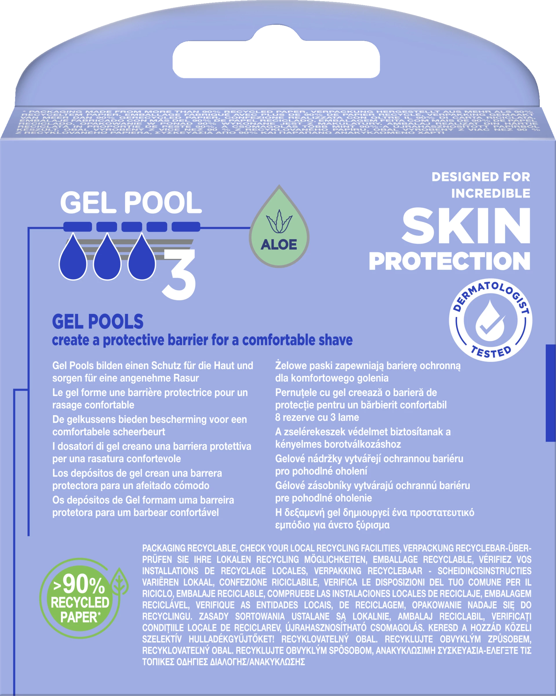 Wilkinson Sword Hydro 3 Skin Protection Rasierklingen 2 Wilkinson Sword Hydro 3 Skin Protection Rasierklingen – Bild 2