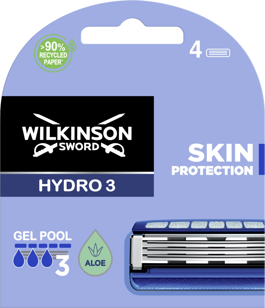 Wilkinson Sword Hydro 3 Skin Protection Rasierklingen 1 Wilkinson Sword Hydro 3 Skin Protection Rasierklingen