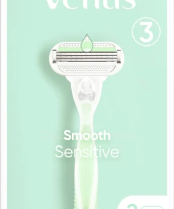 Gillette Venus Rasierer Smooth Sensitive Mit 2 Klingen