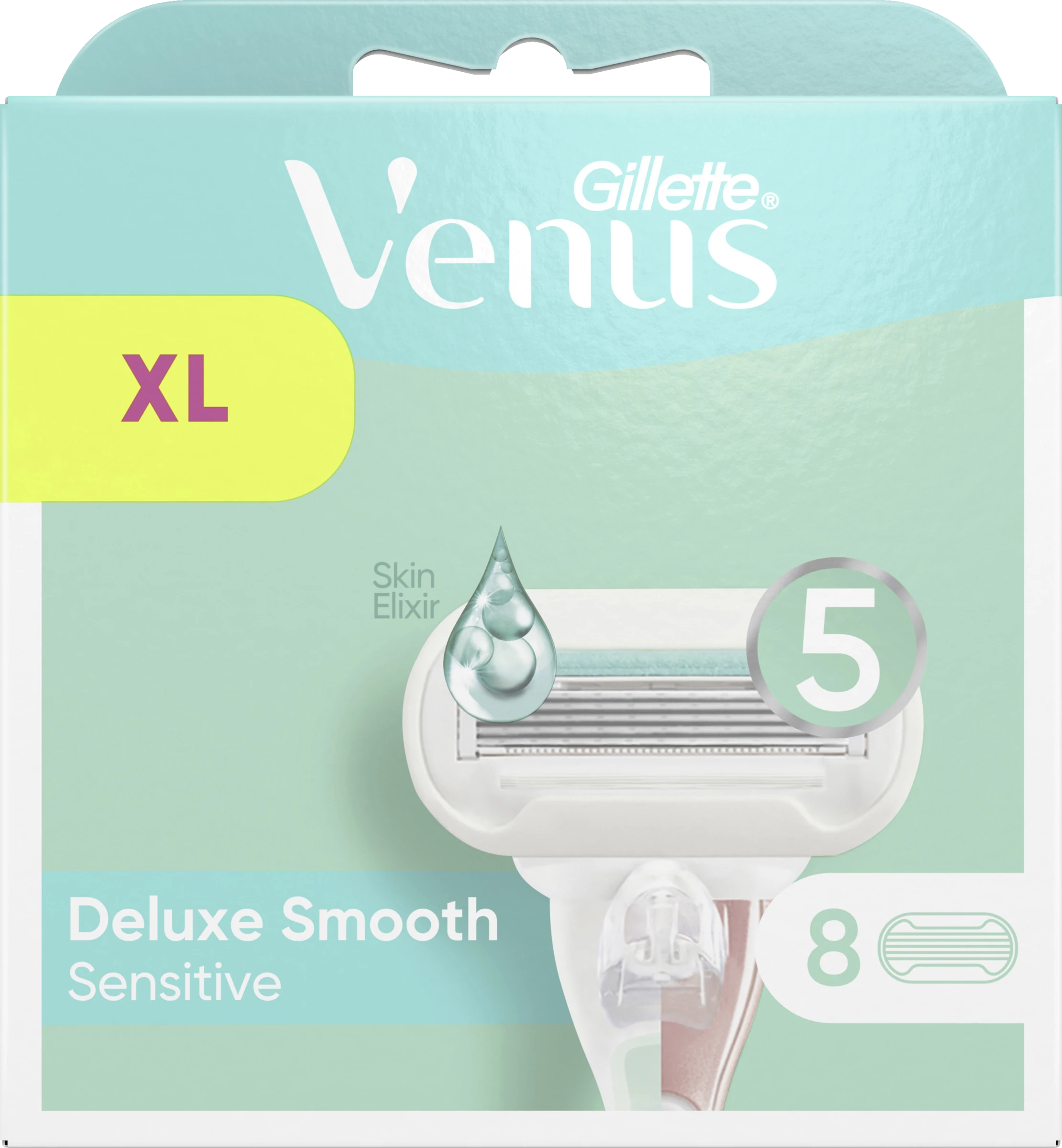 Gillette Venus Deluxe Smooth Sensitive Rasierklingen 1 Gillette Venus Deluxe Smooth Sensitive Rasierklingen