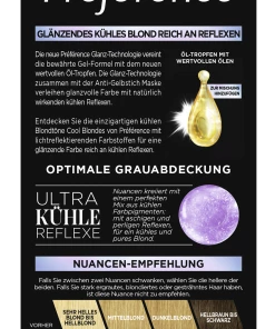 L’Oréal Paris Préférence Cool Blondes 8.1 Helles Kühles Blond (Kopenhagen) 7 L’Oréal Paris Préférence Cool Blondes 8.1 Helles Kühles Blond (Kopenhagen) -der Ankunftsshop MAM 7215400 SHOP IMAGE 2.0