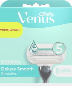 Gillette Venus V Edition Deluxe Smooth Sensitive Rasierklingen Vorteilspack