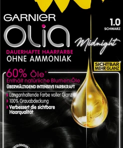 Garnier Olia Dauerhafte Haarfarbe 1.0 Schwarz