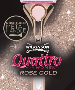 Wilkinson Sword Quattro Für Damen Rasierer Rose Gold