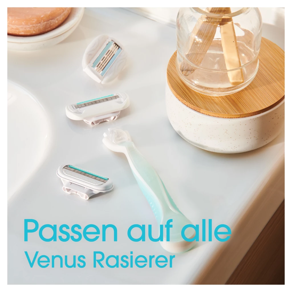Gillette Venus Deluxe Smooth Sensitive Rasierklingen 4 Gillette Venus Deluxe Smooth Sensitive Rasierklingen – Bild 4