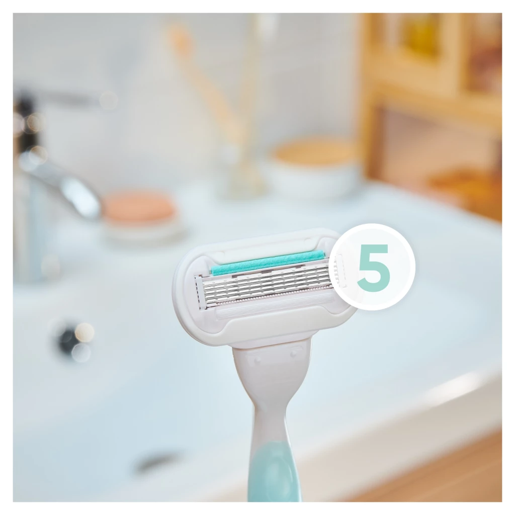 Gillette Venus Deluxe Smooth Sensitive Rasierklingen 4 Gillette Venus Deluxe Smooth Sensitive Rasierklingen – Bild 4