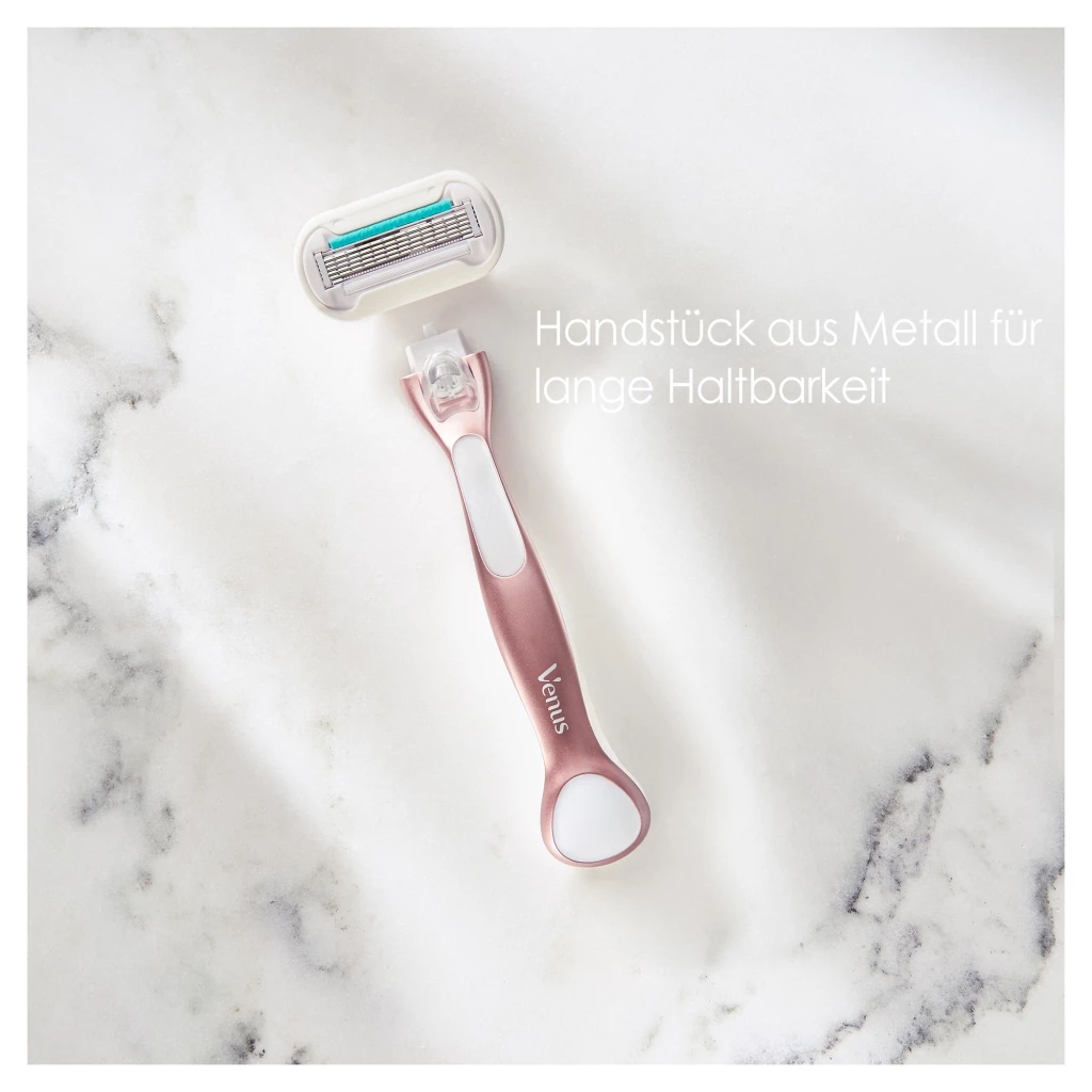 Gillette Venus Rasierer Deluxe Smooth Sensitive Rosegold Mit 1 Klinge 3 Gillette Venus Rasierer Deluxe Smooth Sensitive Rosegold Mit 1 Klinge – Bild 3