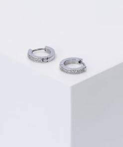 Accessories Creolen Aus Stainless Steel Mit Zirkonia-Steinen -der Ankunftsshop MAM 7731909 SHOP IMAGE 1.4