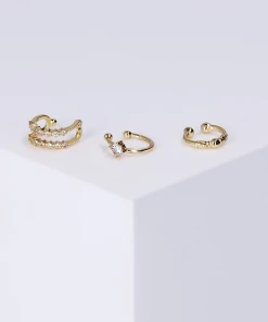 Accessories Earcuffs Im Set Vergoldet Mit Zirkonia-Steinen -der Ankunftsshop MAM 7732272 SHOP IMAGE 1.4