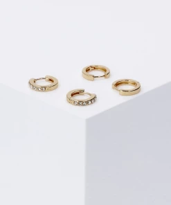 Accessories Creolen Im Set Vergoldet Mit Strasssteinen -der Ankunftsshop MAM 7732290 SHOP IMAGE 1.4