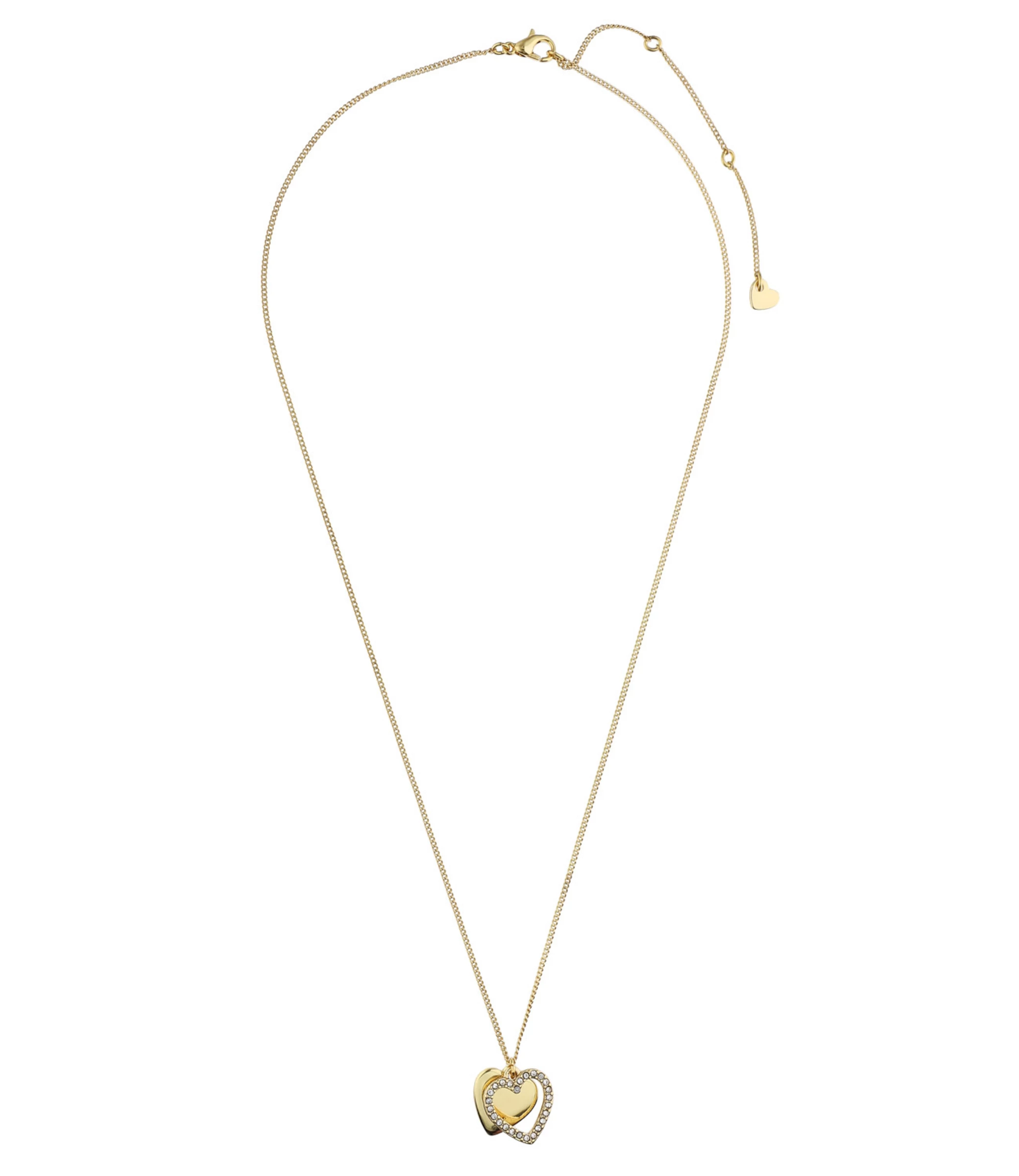 Accessories Kette Mit Herz-Anhängern Vergoldet 1 Accessories Kette Mit Herz-Anhängern Vergoldet