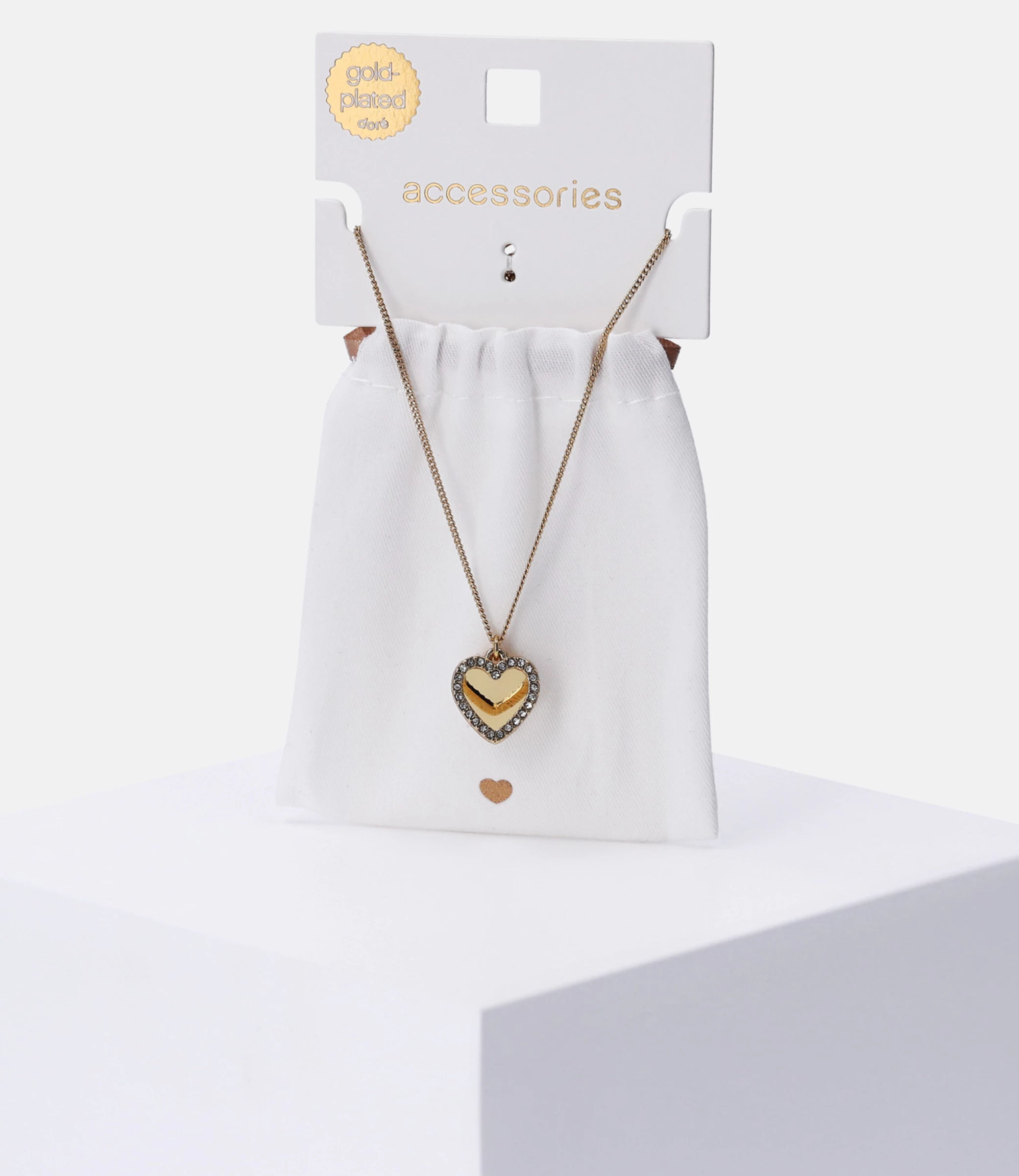 Accessories Kette Mit Herz-Anhängern Vergoldet 3 Accessories Kette Mit Herz-Anhängern Vergoldet – Bild 3