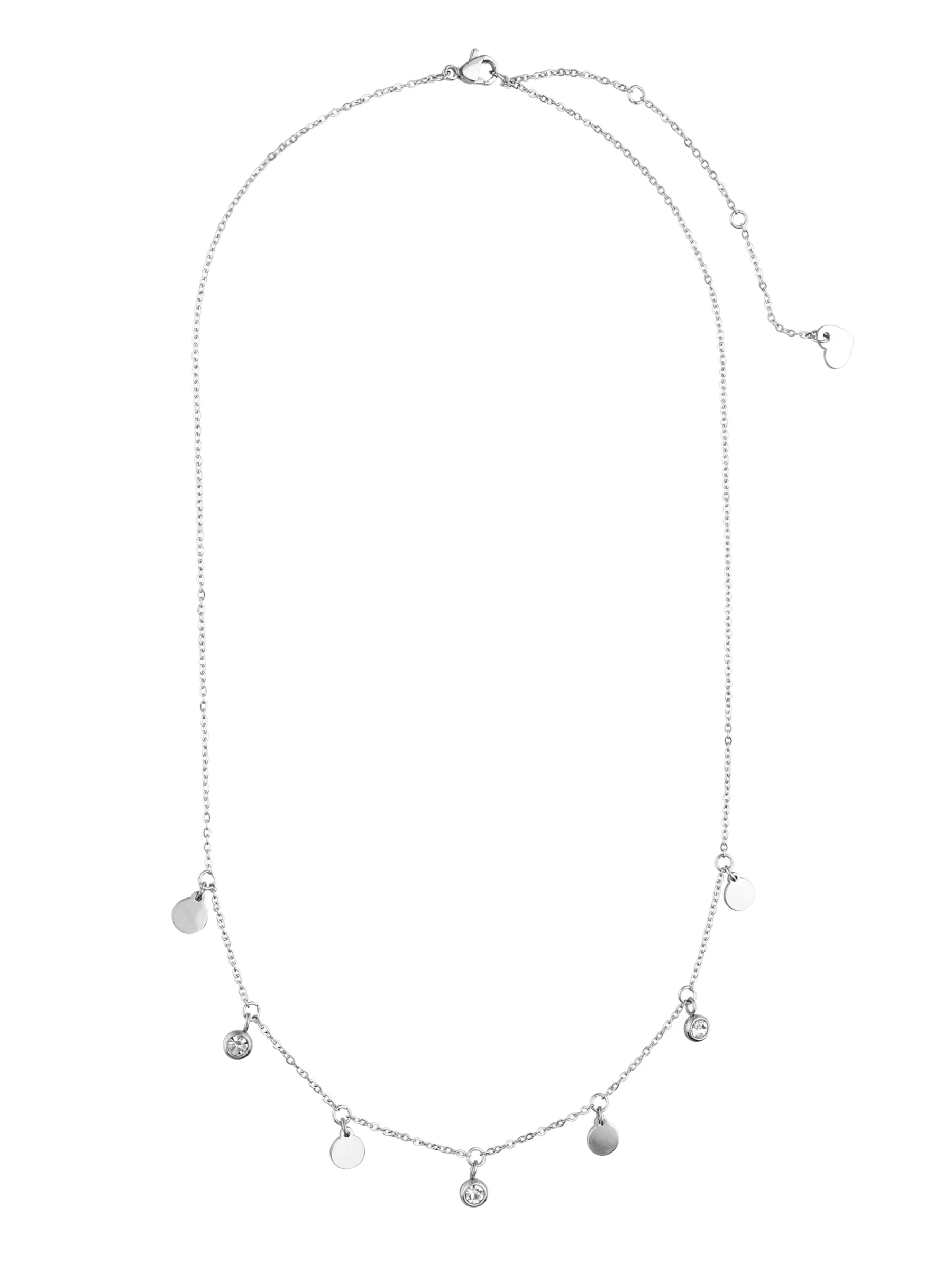 Accessories Halskette Aus Stainless Steel Mit Metallplättchen 1 Accessories Halskette Aus Stainless Steel Mit Metallplättchen