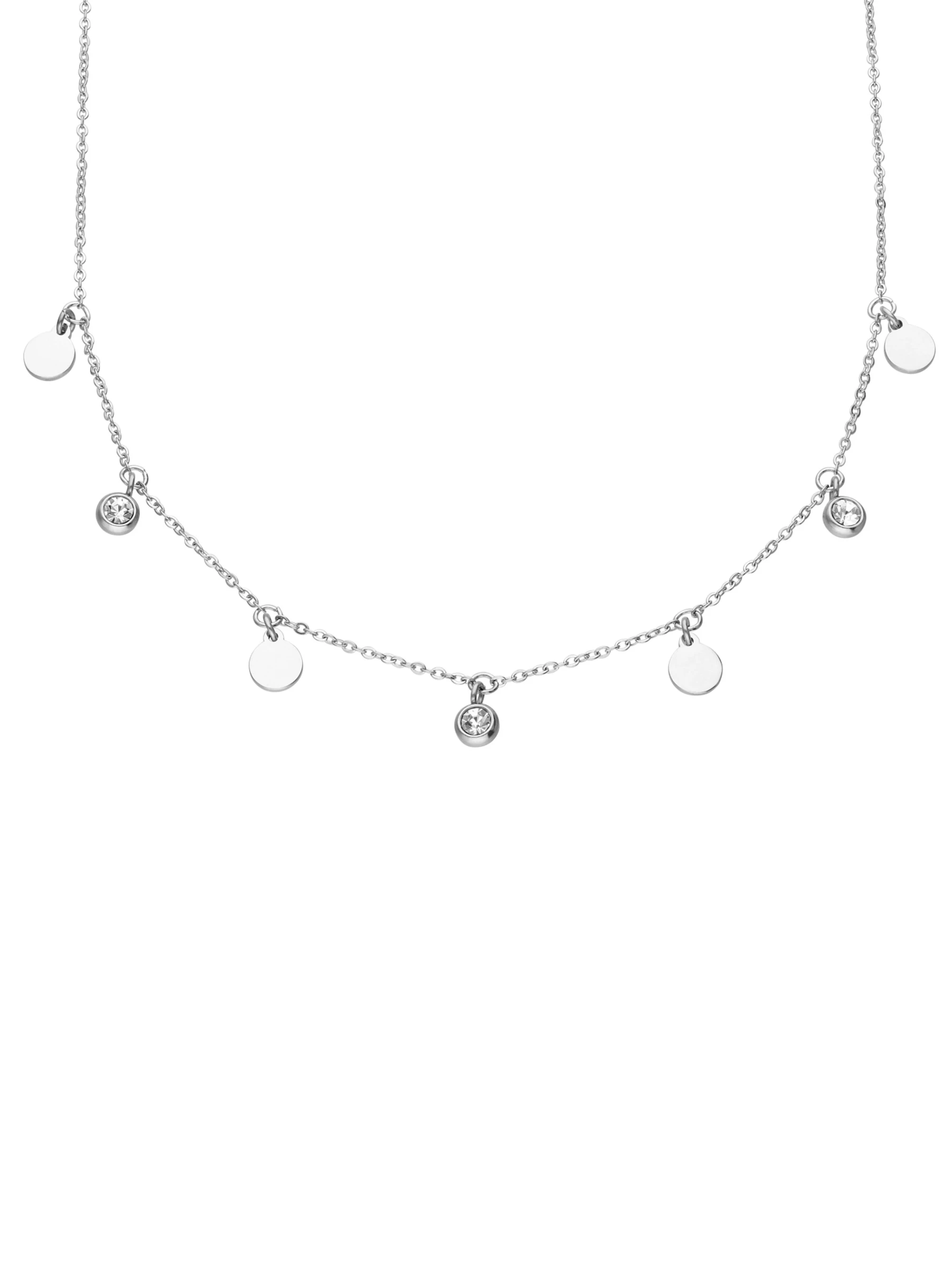 Accessories Halskette Aus Stainless Steel Mit Metallplättchen 2 Accessories Halskette Aus Stainless Steel Mit Metallplättchen – Bild 2