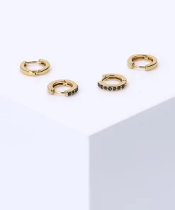 Accessories Creolen Im Set Vergoldet Mit Strasssteinen -der Ankunftsshop MAM 7934052 SHOP IMAGE 1.4