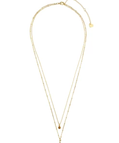 Accessories Layeringkette Mit Strasssteinen Und Sternanhänger