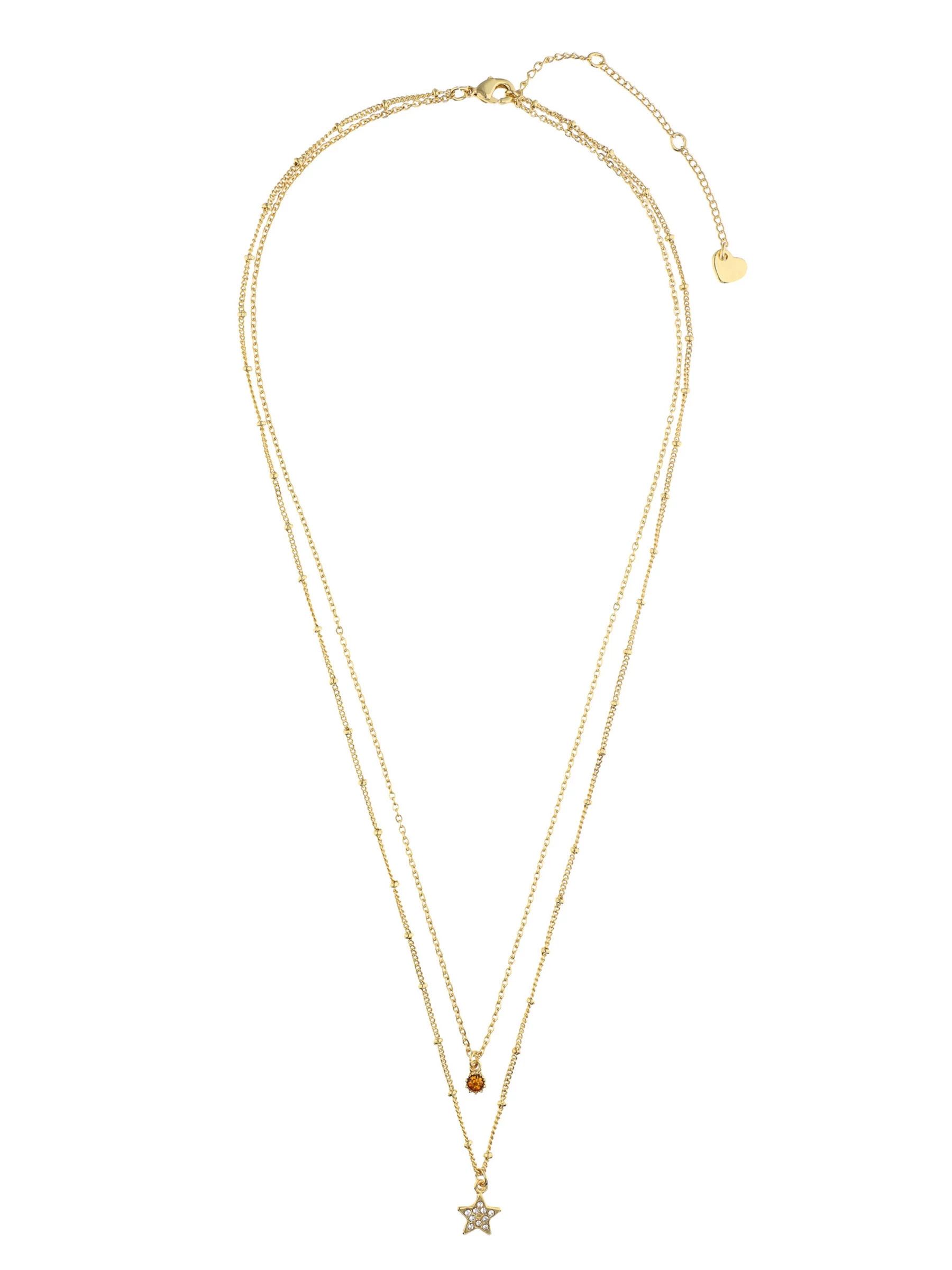 Accessories Layeringkette Mit Strasssteinen Und Sternanhänger 1 Accessories Layeringkette Mit Strasssteinen Und Sternanhänger