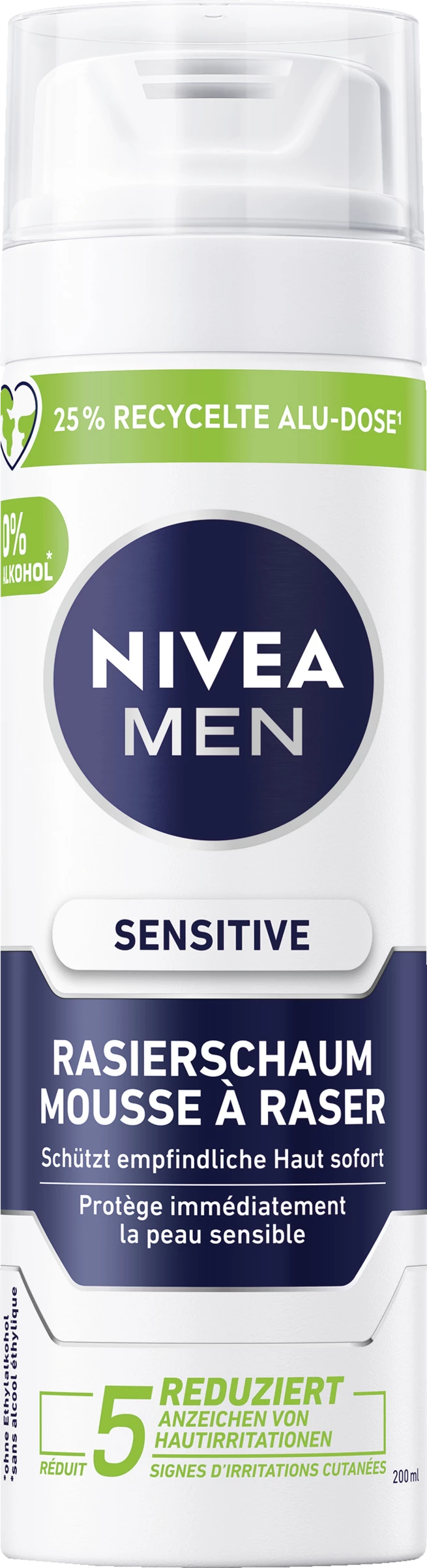NIVEA MEN Sensitive Rasierschaum 1 NIVEA MEN Sensitive Rasierschaum