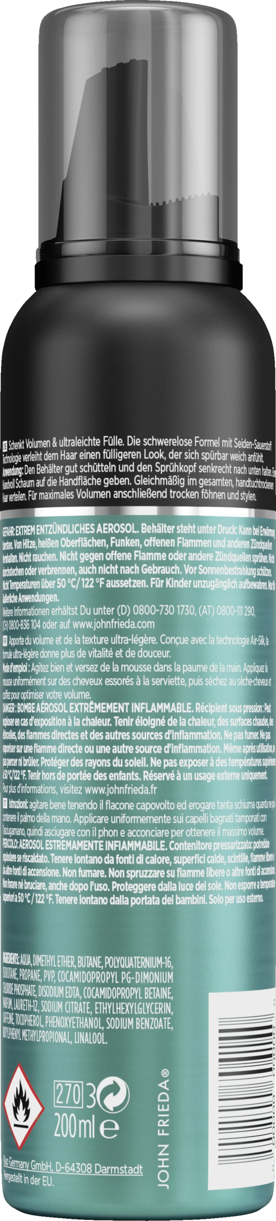 JOHN FRIEDA Volume Lift Mousse 2 JOHN FRIEDA Volume Lift Mousse – Bild 2