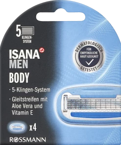 ISANA MEN Body Rasierklingen
