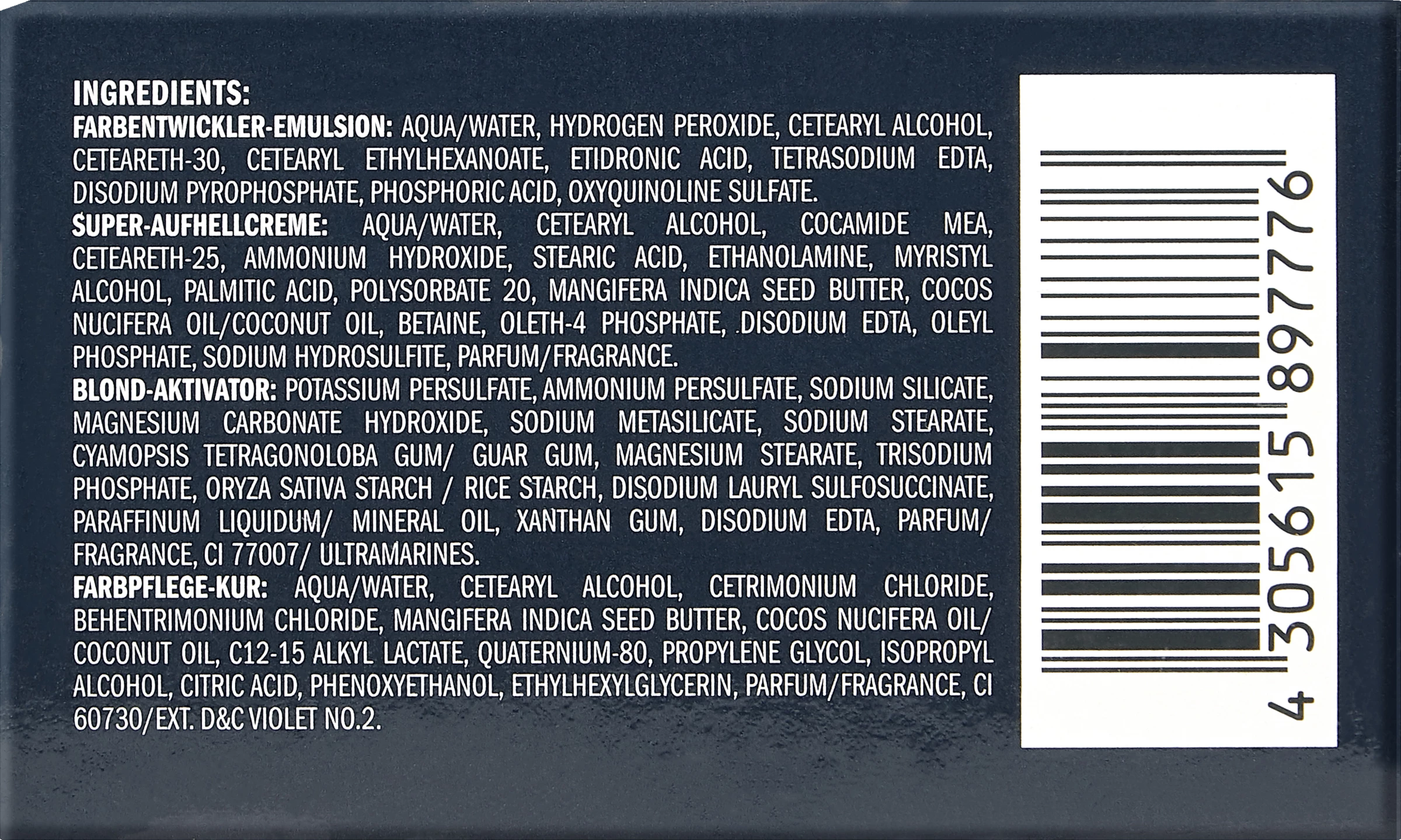 ISANA PROFESSIONAL Super Aufheller Ultra Helles Blond 6 ISANA PROFESSIONAL Super Aufheller Ultra Helles Blond – Bild 6