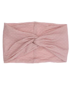 Accessories Stirnband Aus Recycelten Materialien Mit Zierknoten Und Punkte-Muster