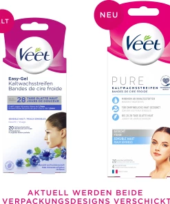 Veet Pure Kaltwachsstreifen Gesicht Sensible Haut -der Ankunftsshop MAM 8312796 SHOP IMAGE 1.4