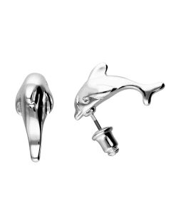 Accessories Verspielter Ohrstecker Mit Delfin-Motiv