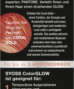 Syoss Colorglow Pflegende Haartönung Pantone 16-1337 Coral Gold -der Ankunftsshop MAM 8386367 SHOP IMAGE 1.4