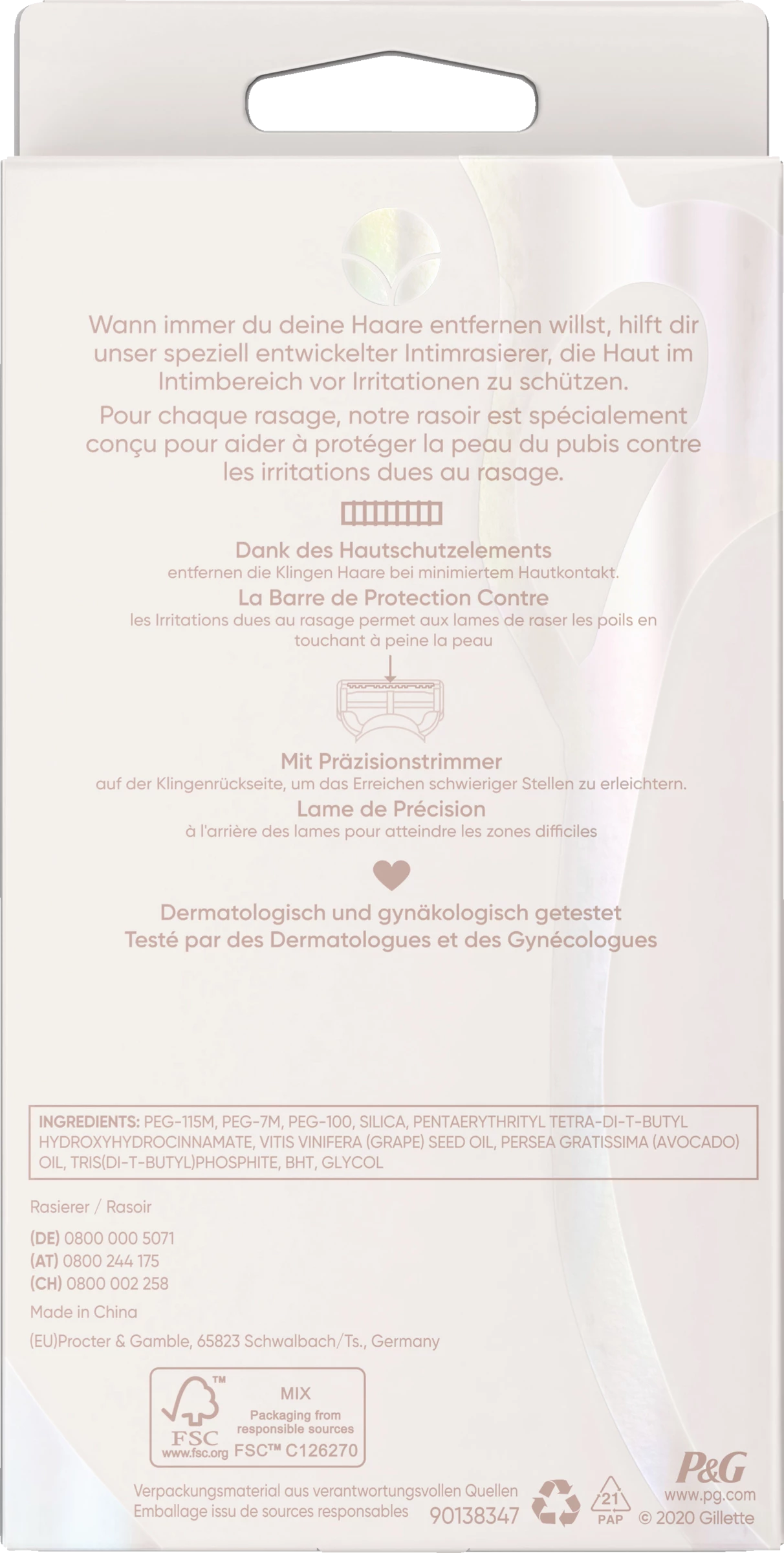 Gillette Venus Satin Care Rasierer Für Den Intimbereich 4 Gillette Venus Satin Care Rasierer Für Den Intimbereich – Bild 4