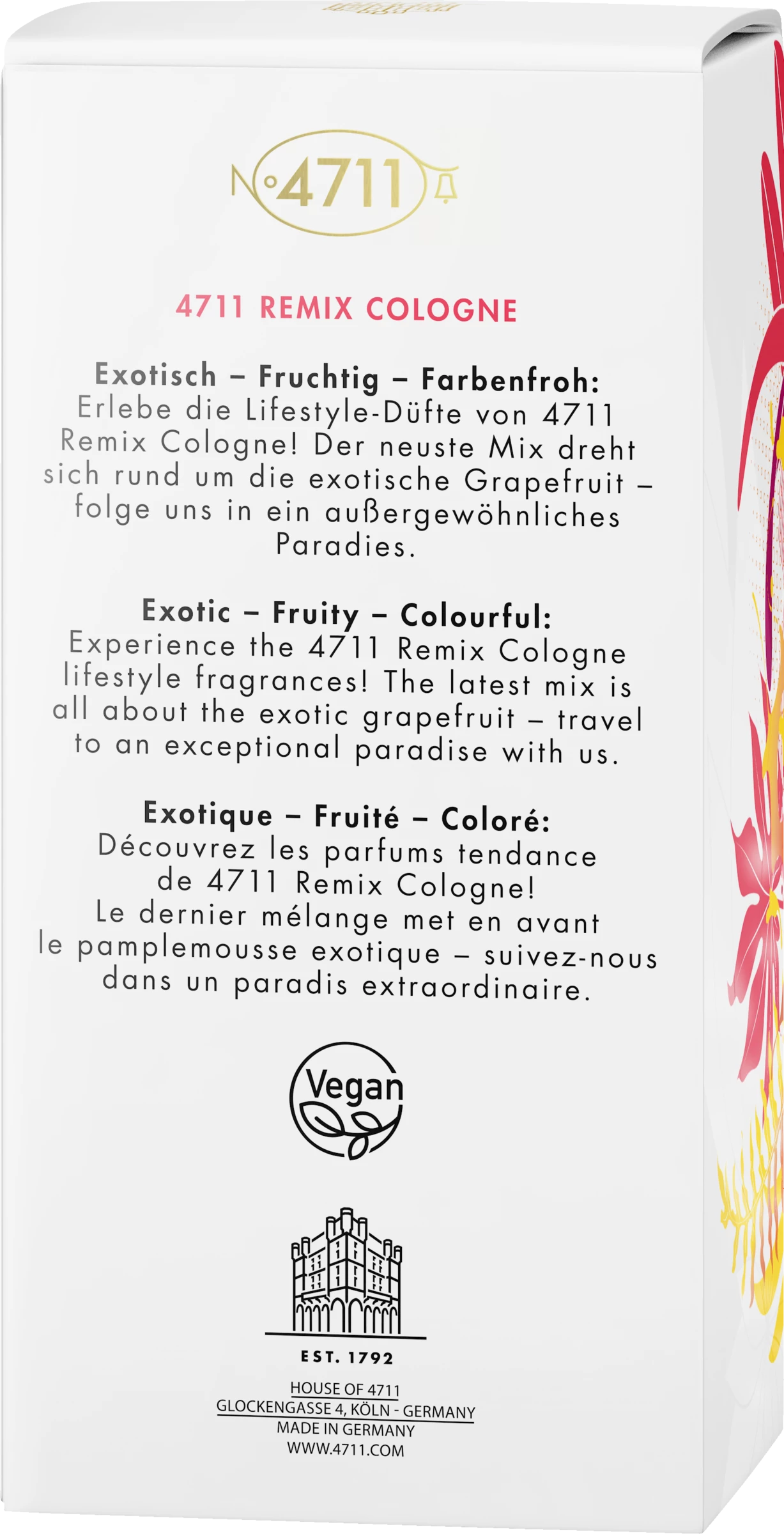 No. 4711 Remix 2022 Cologne Grapefruit, EdC 100 Ml 3 No. 4711 Remix 2022 Cologne Grapefruit, EdC 100 Ml – Bild 3